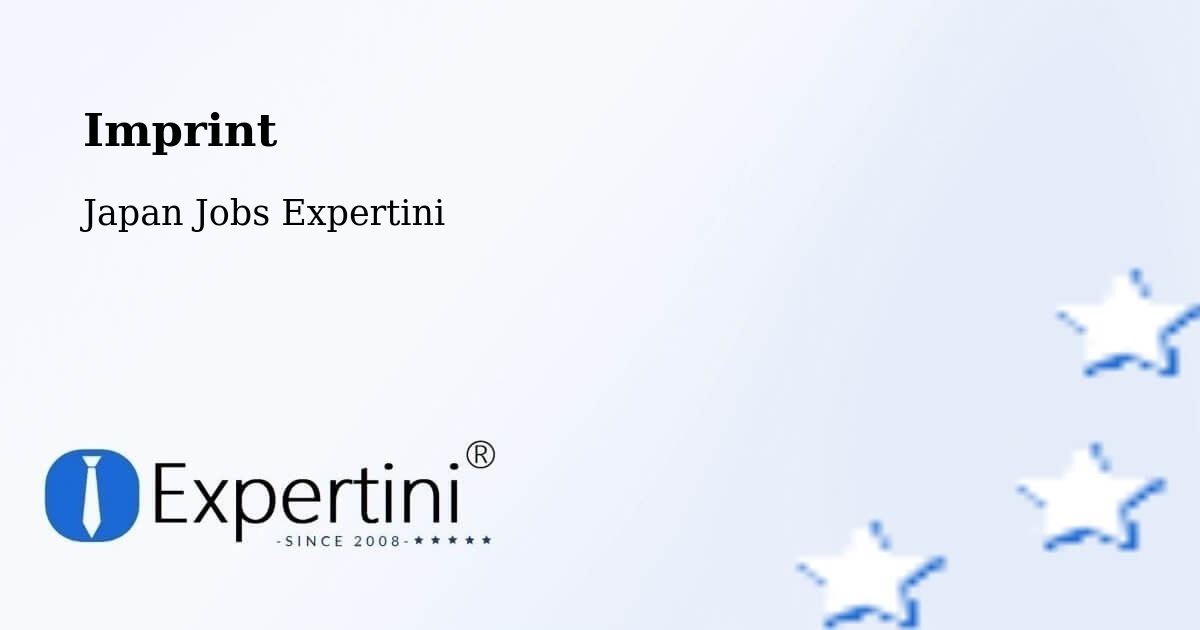 Imprint – Ono - Japan Jobs Expertini