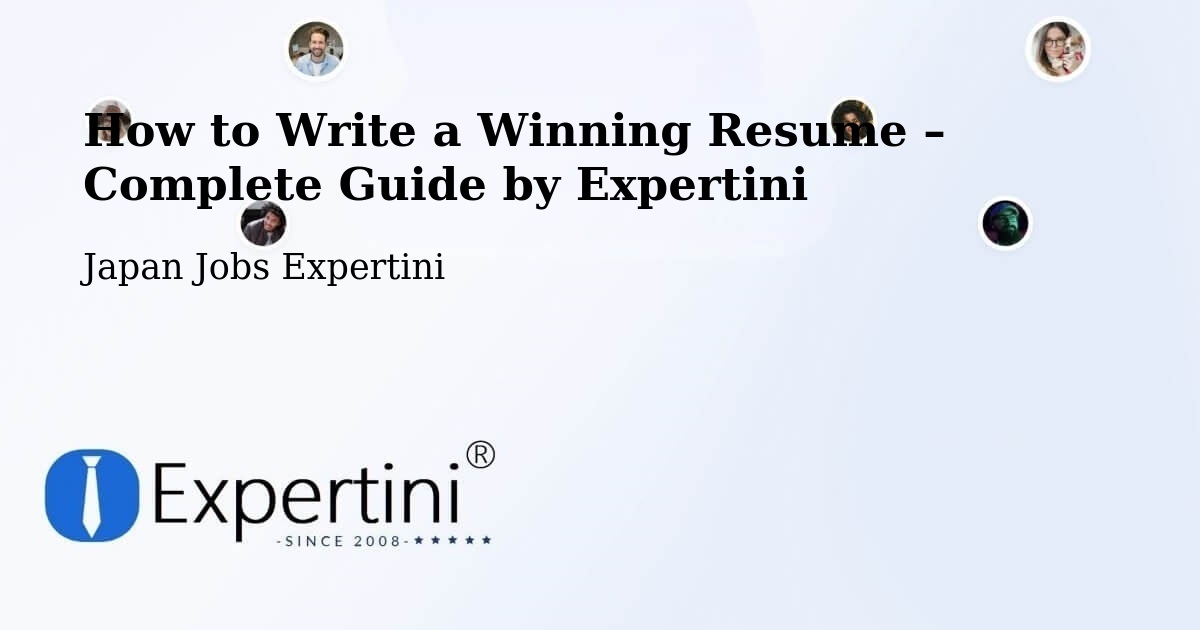 Resume Writing Guide for Job Seekers – Ono - Ono, Japan Jobs Expertini