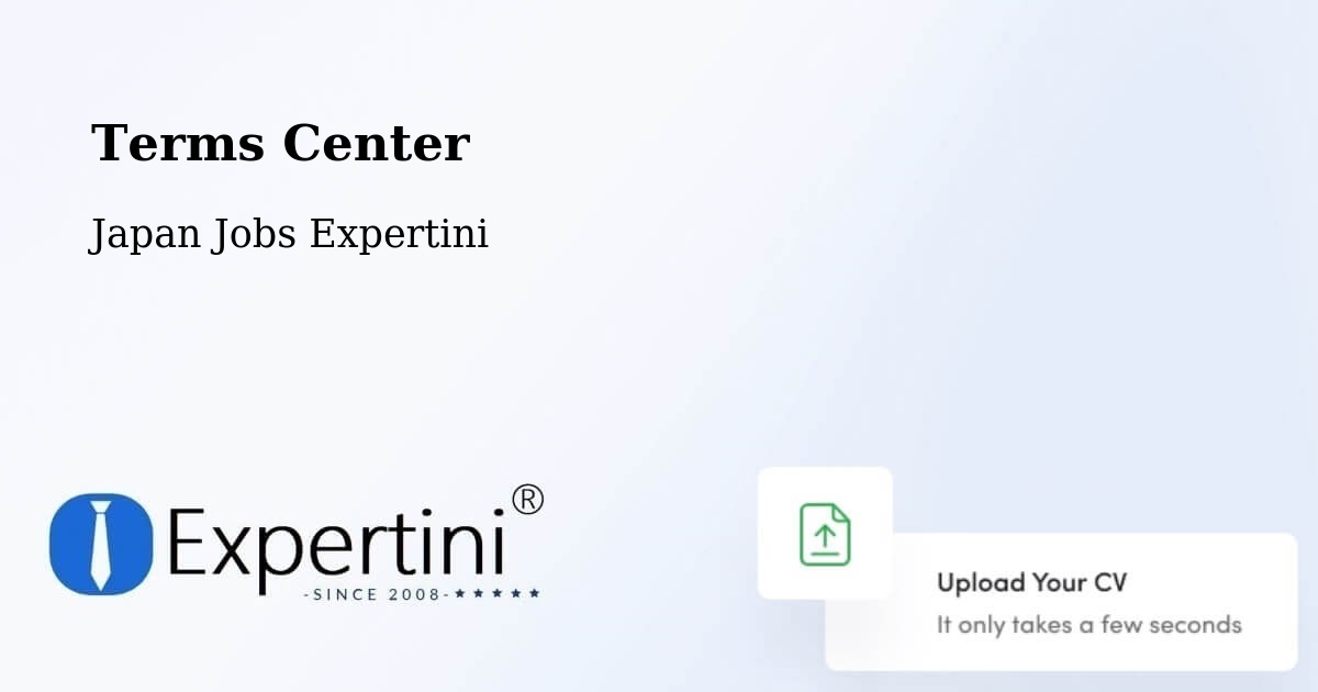 Terms of Service – Ono - Japan Jobs Expertini
